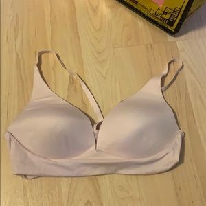 VS wireless lounge bra baby pink